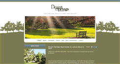 Desktop Screenshot of desertspringsapts.com